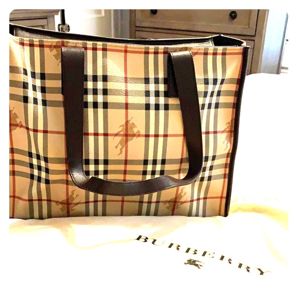 Sold 🎈 Burberry tote diaper business bag💼